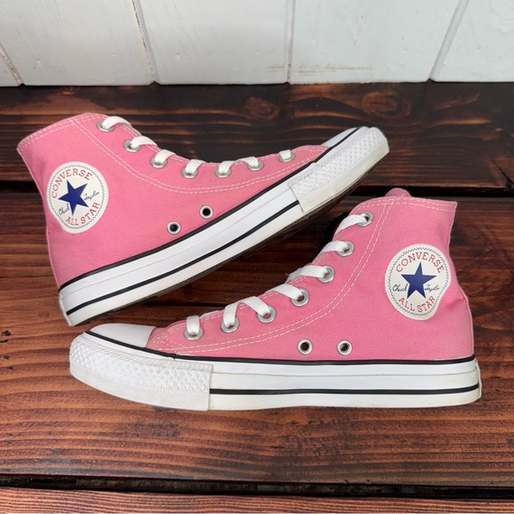 Converse Chuck Taylor All Star High Top Sneakers – Pink - Women’s Size 7 - Picture 5 of 9